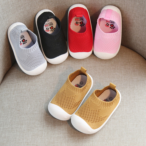 Kid Baby First Walkers Shoes Breathable Infant Toddler Shoes Girls Boy Casual Mesh Shoes Soft Bottom Comfortable Non-slip Shoes ► Photo 1/6