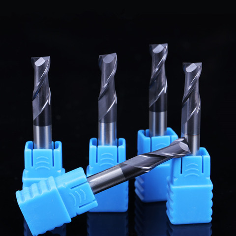 ZGT Alloy Carbide Tungsten Steel Endmill HRC50 2 Flute Cnc Metal Cutter Milling Tools Milling Cutter End Mill 1.5mm 2mm 2.5mm ► Photo 1/6