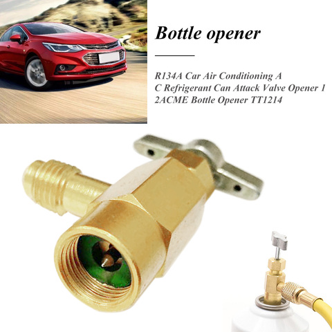 R134a Refrigerante Bottle Opener Air Conditioner Tools Fre on Refrigerant Can Opener CT338 339 R12 R600A R22 R134A ► Photo 1/6