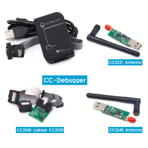 CC2531 Zigbee Emulator CC-Debugger USB Programmer CC2540 CC2531 Sniffer with antenna Bluetooth Module Connector Downloader Cable ► Photo 1/5