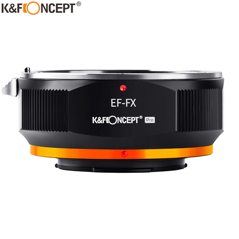 K&F CONCEPT For EF-FX Camera EOS EF Lens to FX fuji X Mount Adapter Ring for Canon to Fujifilm X FX Mount Fuji X-Pro1 XPro1 X ► Photo 1/6