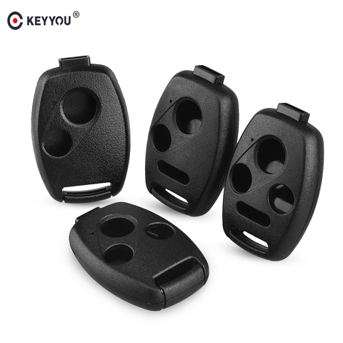 KEYYOU Car Key Case Shell Remote Fob Cover For HONDA Accord CRV Pilot Civic 2003 2007 2008 2009 2010 2011 2012 2013 ► Photo 1/5