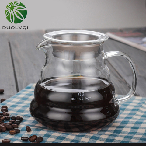 Duolvqi Cloud Shaped Coffee Kettle Glass Coffee Pot Heat Resistant Teapot Reusable Coffee Pot Coffee Utensils 360/600/800ml ► Photo 1/6