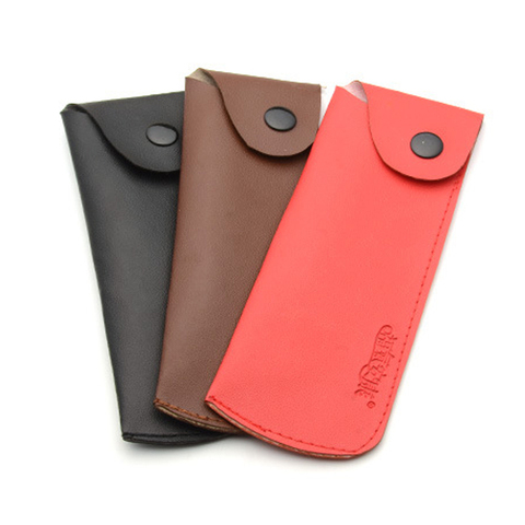 Retro PU Leather Soft Reading Glasses Bag Pocket Superfine Fiber Eyes Glasses Pouch For Men Sunglasses Bag Eyewear Accessories ► Photo 1/6