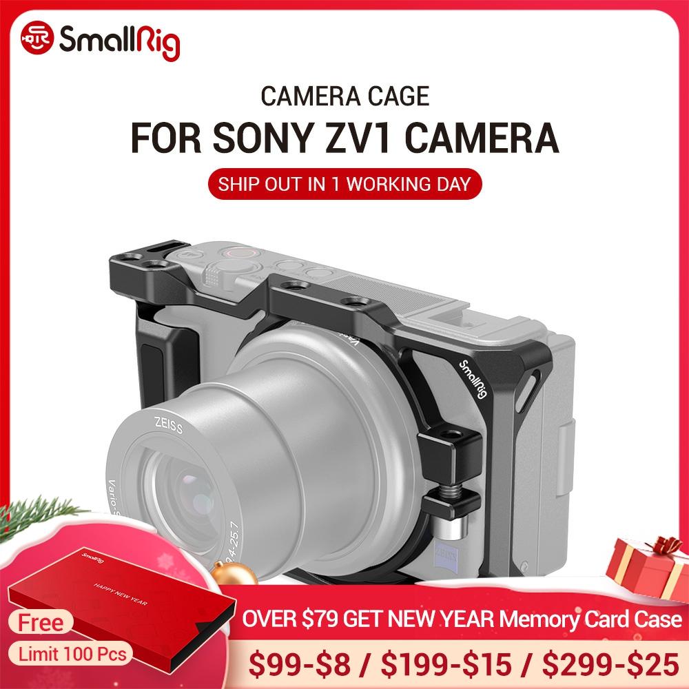 SmallRig ZV1 Camera Cage for Sony ZV1 Camera Vlogging Camera Rig Light Weight Can attach with Tripod for Vlog Video 2938 ► Photo 1/3