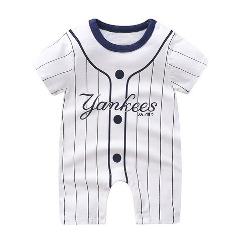 2022 Summer Baby Boys Girls Fashion Ha Cloth Newborn Baby Climbing Clothes Brands Baby Girl Romper Infant Costumes Pajamas ► Photo 1/6