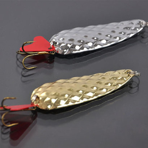 2PCS/Lot Long Shot Fishing Lure Metal Alloy Peche 5cm 8g Hard Lure With Sound Slice Wobbler Carp Spinner Gear Bait ► Photo 1/5