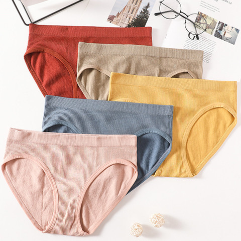 Cotton Panties Women Briefs Underwear Sexy Panties Female Underpants Comfort Intimates Seamless Brief Ladies Sexy Lingerie ► Photo 1/6