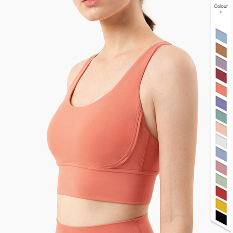 Vnazvnasi New Color Sports Bra Nylon And Spandex Breathable Yoga Tops Back Cross Women Sportswear Outdoor Exercise Clothing ► Photo 1/6