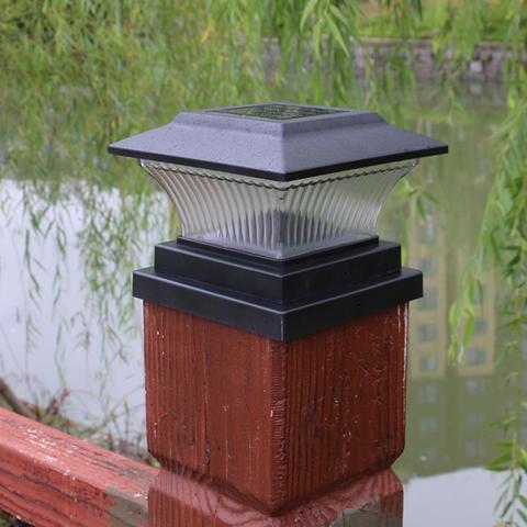 Solar Power LED Pillar Lamp Outdoor Garden Fence Lamp Yard Post Cap Lights Waterproof LED Solar Lamps Path Lights ► Photo 1/6
