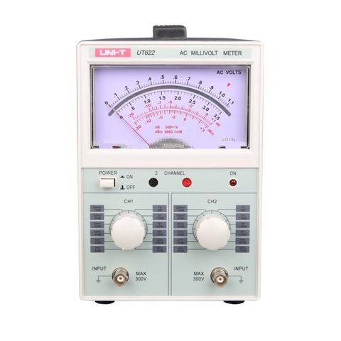 UNI-T UT622 Dual Channel AC Digital Voltmeter / Millivolt Meter AC Millivoltmeter UT-622 ► Photo 1/5