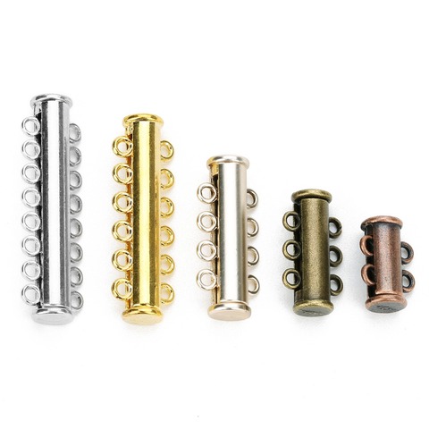 DC Hot Sale 5pcs/lot Copper Strong Magnetic Clasps For Necklaces Bracelets End Clasps Connector Diy Jewelry Making Supplies ► Photo 1/6