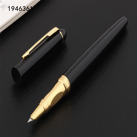 High quality 7035 Black metal Fountain Pen office supplies stationery Elegant Pens For Writing school ink fountain pen ► Photo 1/5