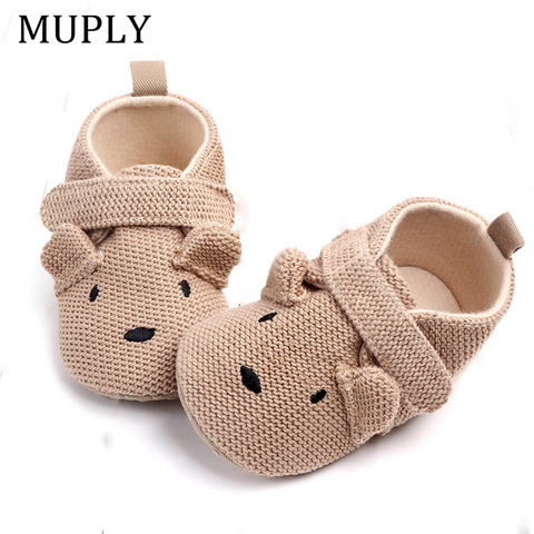 2022 New Arrival Toddler Newborn Baby Boys Girls Animal Crib Shoes Infant Cartoon Soft Sole Non-slip Cute Warm Animal Baby Shoes ► Photo 1/6
