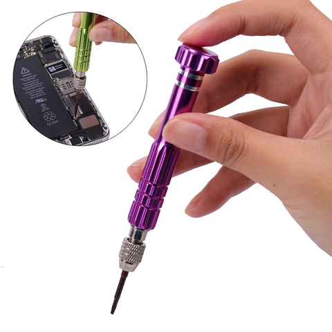 1PC 5 in 1 Screwdriver Bit Repair Screen Open Tool Kit Precision Screwdrivers Set Mobile Phone Repair Tools Screwdriver ► Photo 1/6