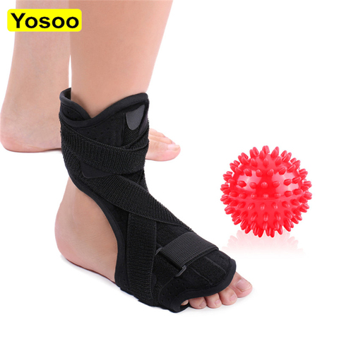 Ankle Splint Support With Spiky Massage Ball Ankle Protector Plantar Fasciitis Foot Orthosis Stabilizer Braces Ankle Support ► Photo 1/6