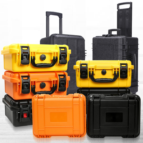 Portable Plastic Safety Protection Box Instrument Case camera Equipment Waterproof Shockproof Tool Box W/sponge ► Photo 1/6