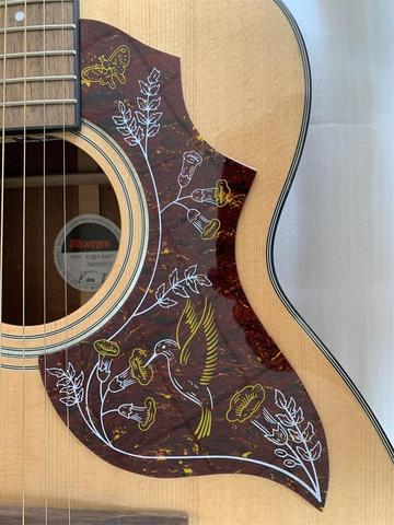 1pc Professional HummingBird Pickguard Sticker for Folk Acoustic Guitar Made in Korea #3306 ► Photo 1/5