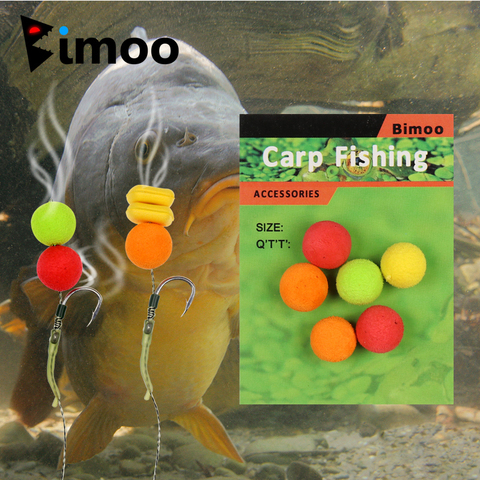 Bimoo 12PCS 8mm 10mm 12mm 14mm Colored Pop Up Carp Fishing Boilies Flavoured Grass Carp Bait Floating Corn Soft Pellet Lure ► Photo 1/6