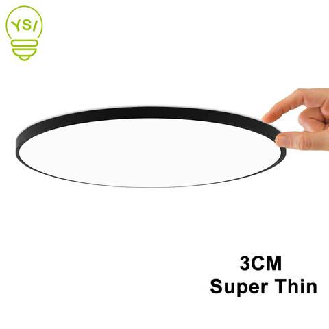 Modern LED Ceiling Light 220V 240V LED Lamp Living Room Lighting Round & Square 3CM Super Thin LED Light for Bedroom Kitchen ► Photo 1/6