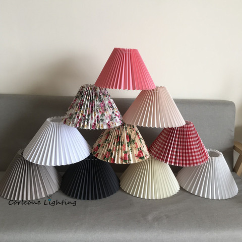 Table Lamp Vintage Cloth Shades, Vintage Japanese Table Lamps