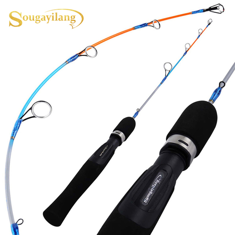 Sougayilang Ultralight Winter Shrimp Ice Fishing Rod Portable Winter Fishing Rod Spinning Casting Ice Winter Fishing Pole Tackle ► Photo 1/6