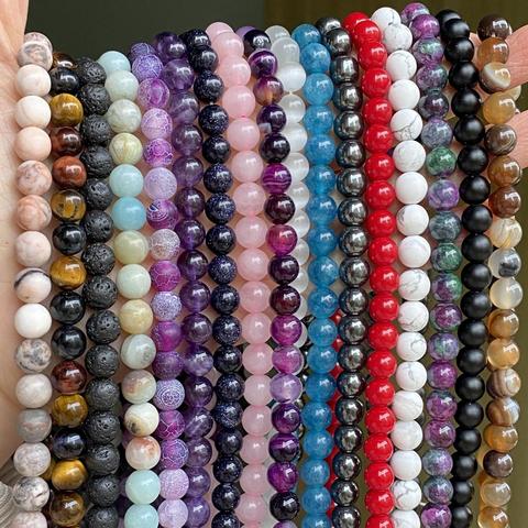 chanfar 8mm natural stone beads for