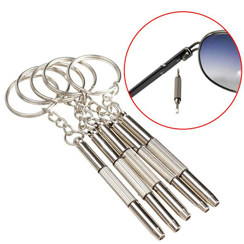 5pcs Mini 3in1 Screwdriver Eyeglass Optical Eye Glasses Portable Spectacles Watch Repair Kit Practical Household Tools Hand Tool ► Photo 1/4