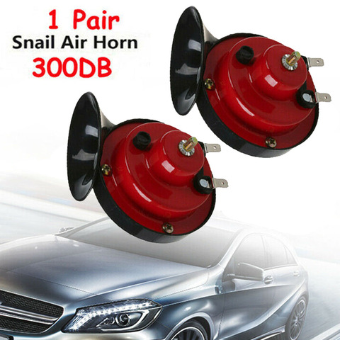 Universal 12V 300DB Car Horn Signal for Auto Vehicle Trucks Siren Car Horn Waterproof Electric Snail Signal Horn Car Accessories ► Photo 1/6