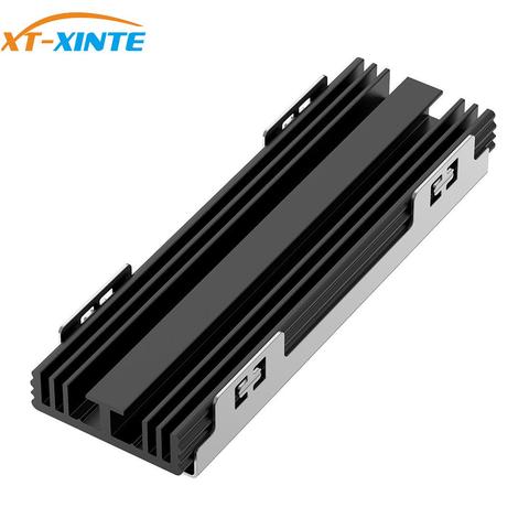 XT-XINTE 10mm M.2 SSD Heatsink Heat Radiator Cooling Silicon Therma Pads Cooler for NVME SATA for NGFF PCIE SSD ► Photo 1/6