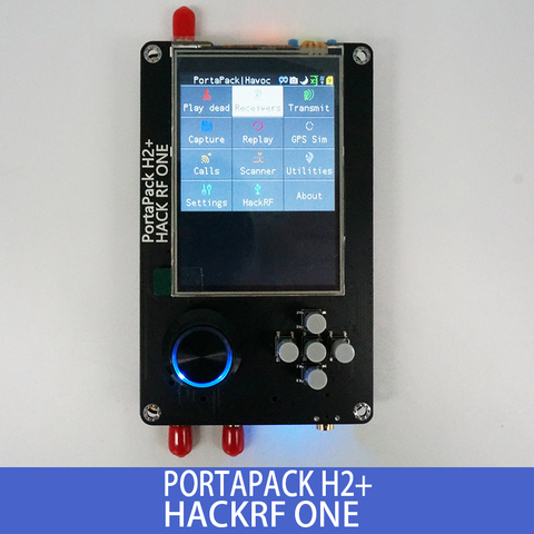 PORTAPACK H2 For HACKRF ONE SDR + 0.5ppm TCXO + 1500mAh Battery + 3.2