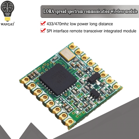 433MHz 470MHz RFM98 RFM98W | Wireless transceiver module LoRa spread spectrum communication 433M 470M SX1278 16*16mm ► Photo 1/6