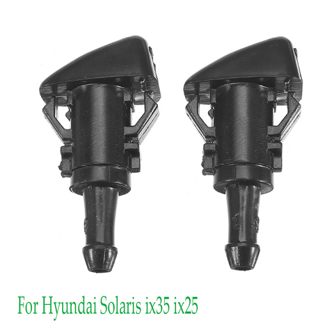 2PCS Front Windshield Washer Nozzles For Hyundai Solaris ix35 ix25 Santa Fe Tucson Auto Replacement Parts ► Photo 1/4