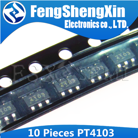 10pcs PT4103 SOT23-6 PT4103B23F SOT-23 4103 SOT-23-6 LED screen driver  1500 VDC Isolation ► Photo 1/1