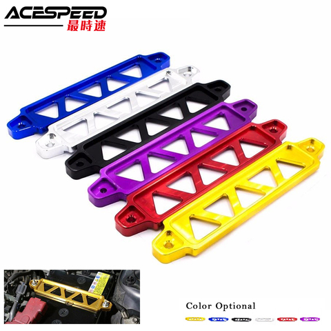 Aluminum Alloy Car Battery Fasten Bracket Holder Battery Tie Down Brace Fits for Honda Civic EG ► Photo 1/6