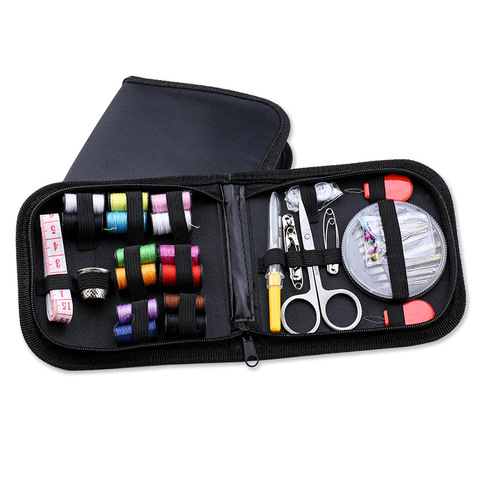 Sewing Tool Portable Travel Sewing Box Kitting Needles Tools Thread Stitching Embroidery Craft Sewing Kits ► Photo 1/6