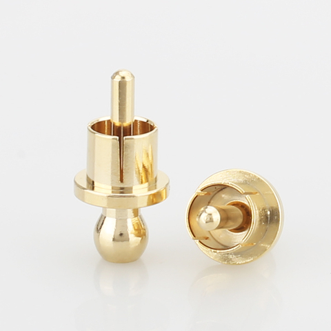 12pcs x Noise Stopper Gold Plated Copper Cap Dust Protector RCA Plug Caps ► Photo 1/6