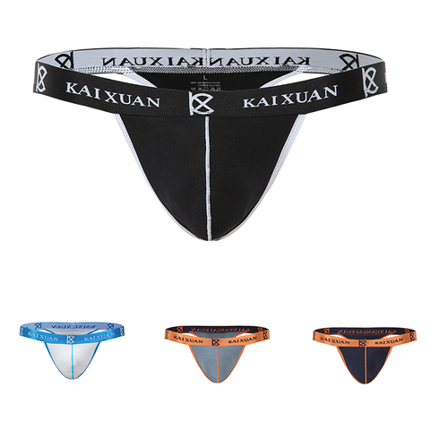Men's Underwear T Back G String Briefs Sexy Breathable Thong Lingerie Jockstrap Men Thongs ► Photo 1/6