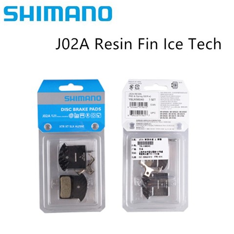 Shimano J02A Resin Fin ICE-TECH  J04C metal Fin ICE-TECH Disc Brake Pads for M6000 SLX M7000 Deore XT M785 M8000 XTR M9000 ► Photo 1/6