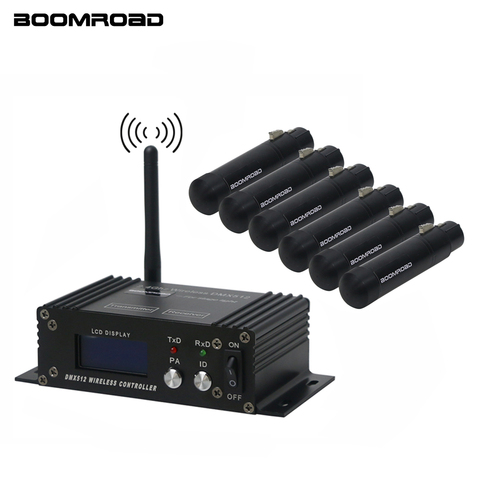 DMX512 Wireless Controller Receiver Transmitter 2.4G ISM Dif LCD DMX Controller For Stage Par DJ Disco Bar Lights Moving Heads ► Photo 1/6