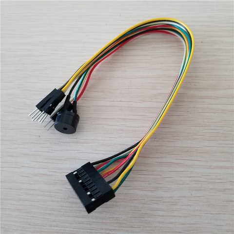 All-In-One PC DIY Host Speaker / Reset & Power Switch / HDD LED Jumper Line Flat Cable Replace Q-Connector For ASUS Mainboard ► Photo 1/4