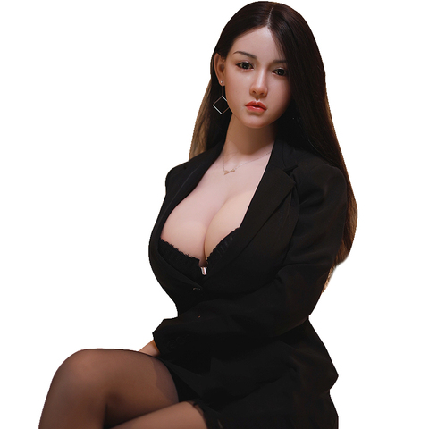 170cm Girl Real Doll Silicone Sex Doll Big Boobs Love Dolls For Man Silicone Head Implanted Hairs Sexuales De Silicona Adultos ► Photo 1/3