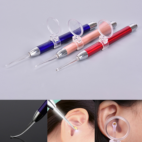 Baby Ear Wax Cleaner LED Light Ear Cleaning Earpick Earwax Remover Luminous  Ear Curette Light Spoon Health Care Tool For Kids 