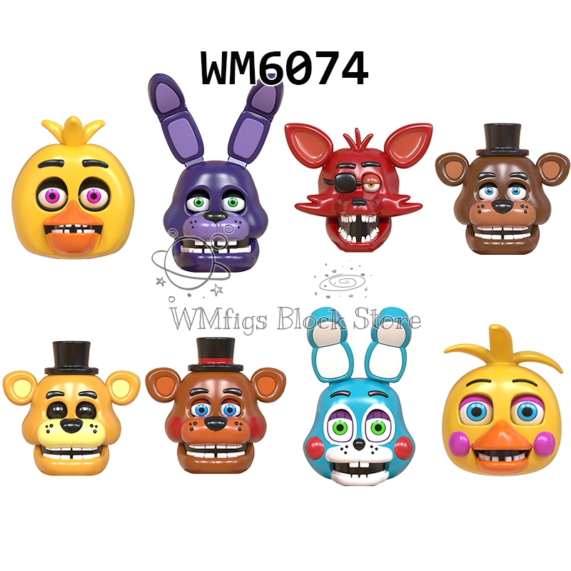 Details about   Action Figure Blocks Toy Game Character Horror Series Freddy Building Blocks 