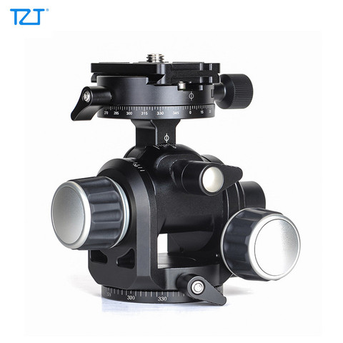 TZT GH-PRO Geared Tripod Head Panoramic Tripod Head Load 5KG For Professional SLR Camera ► Photo 1/4