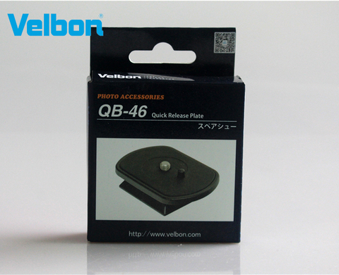 Velbon QB-46 Quick Release Plate for EX-430/440/444/530/540/630/640,FHD-53D EX Series Tripods ► Photo 1/6