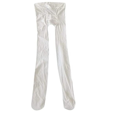 Glossy Mens Shaping Oil Socks Shiny Silk Stockings Pantyhose Nylon Stocking Tights Sexy White 2 Pack ► Photo 1/6