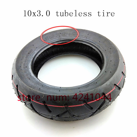 10x3.0 10x3.00 electric scooter Tubeless Vacuum tire 10*3.0 scooter vacuum tyre 10 inch widening and thickening tire ► Photo 1/6