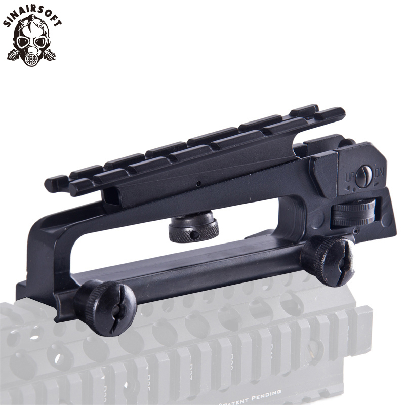 New Picatinny Weaver Rail and Carry Detachable W/ Dual Aperture Rear Sight 