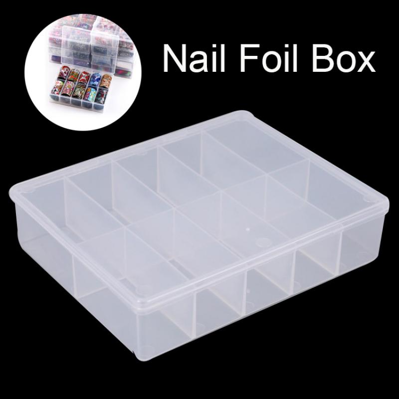 Rhinestone Organizer Box Storage  Fake Nail Organizer Storage Box -  10grids Art - Aliexpress